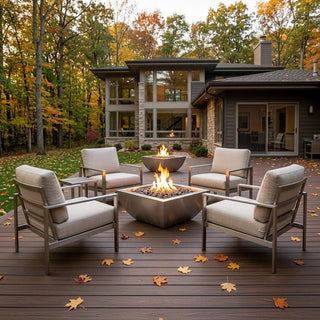 Prism Curve Square Fire Bowl - Modofire