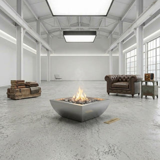 Prism Curve Square Fire Bowl - Modofire