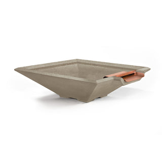 Prism Fire & Water Spillway Bowl - Cast Stone Honed Finish - modofire🔥