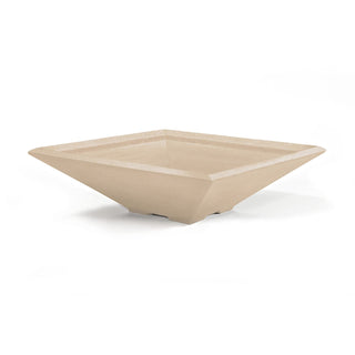 Prism Planter / Water Bowl - Cast Stone Honed Finish - modofire🔥