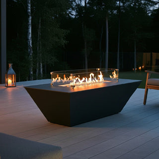 Prism Rectangle Fire Pit Table - modofire🔥