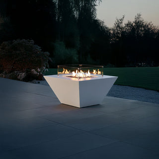 Prism Square Fire Pit Table - Aluminum - Modofire