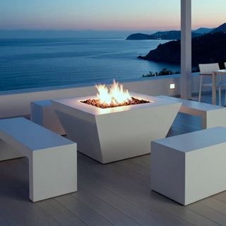 Prism Square Fire Pit Table - Aluminum - Modofire