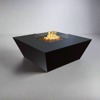 Prism Square Fire Pit Table - Aluminum - Modofire