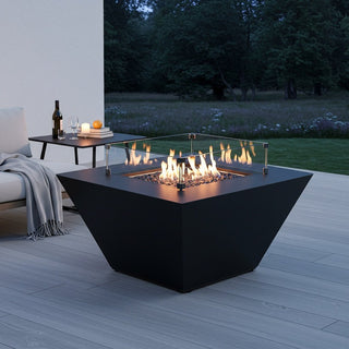 Prism Square Fire Pit Table - Aluminum - Modofire