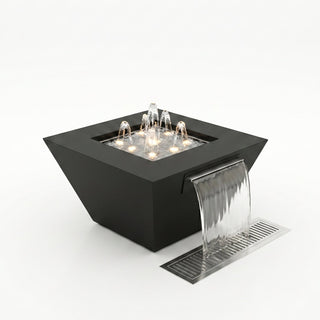 Prism Square Fire & Water Table - Modofire