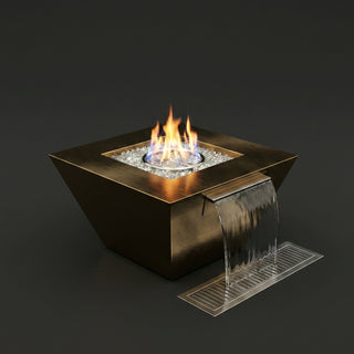 Prism Square Fire & Water Table - Modofire