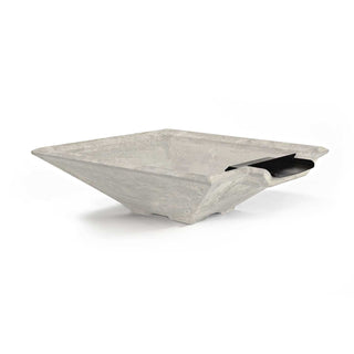 Prism Water Spillway Bowl - Cast Stone Natural Finish - modofire🔥