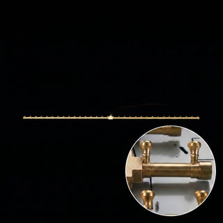 Pro Series Brass T Fire Pit Burners • Linear - Modofire