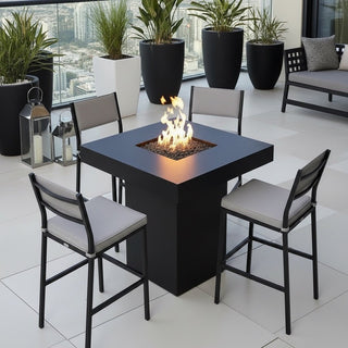 Quad Bold Fire Pit Bar Table - Modofire