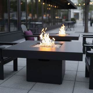 Quad Bold Fire Pit Dining Table - Modofire