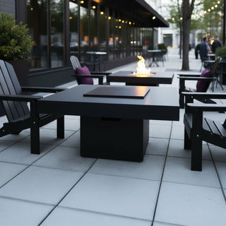 Quad Bold Fire Pit Dining Table - Modofire