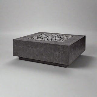 Quad Cast Fire Table - Cast Stone Natural Finish - Modofire