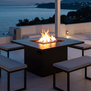 Quad Dining Fire Table - Aluminum - Modofire