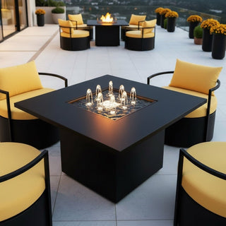 Quad Fire Pit Dining Table - Modofire