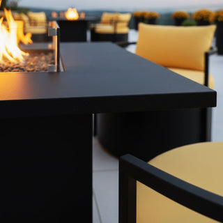 Quad Fire Pit Dining Table - Modofire
