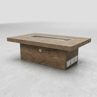 Rectangle Bold Top Fire Table Form • Hidden Tank Options - Modofire