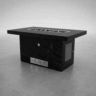 Rectangle Bold Top Fire Table Form • Hidden Tank Options - Modofire