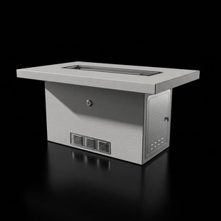 Rectangle Bold Top Fire Table Form • Hidden Tank Options - Modofire