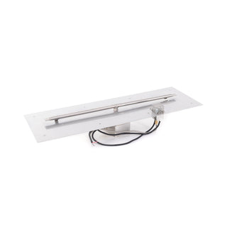 Rectangle Flat Pan & Linear Stainless Steel Burner - Modofire