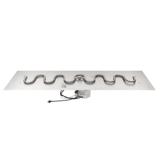 Rectangle Flat Pan & Switchback Stainless Steel Burner - Modofire