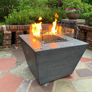 Redan Square Fire Pit - Concrete (GFRC) - Modofire