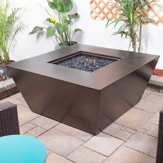 Redan Square Fire Pit - Powder Coated Steel - Modofire