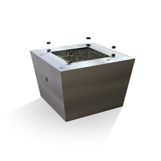 Redan Square Fire Pit - Stainless Steel - Modofire