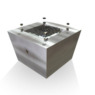 Redan Square Fire Pit - Stainless Steel - Modofire