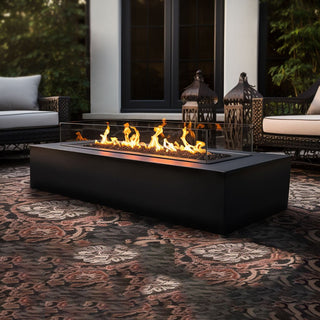 Regal Rectangle Fire Table - Powder Coated Steel - Modofire