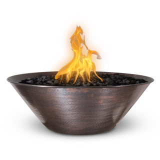 Remi Round Cone Fire Bowl - Hammered Copper - modofire🔥