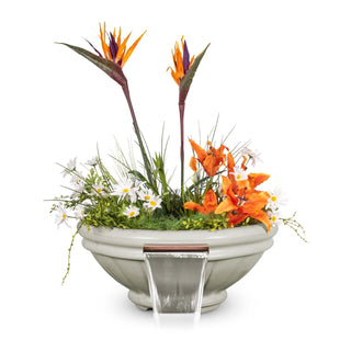 Roma Round Planter & Water Spillway Bowl - Concrete (GFRC) - Modofire