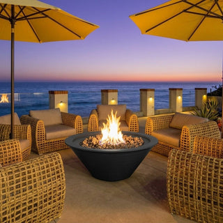 Round Cone Fire Bowl - Powder Coated Steel - Modofire