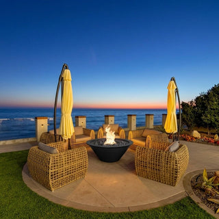 Round Cone Fire Bowl - Powder Coated Steel - Modofire