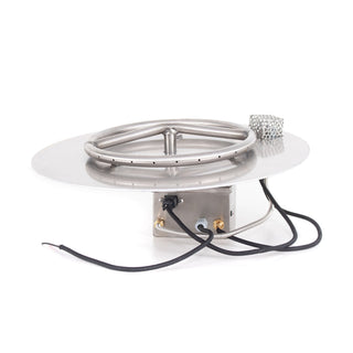 Round Flat Pan & Lotus Stainless Steel Burner - Modofire