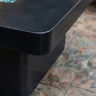 Rounded Lineo Bold Fire Coffee Table - Modofire