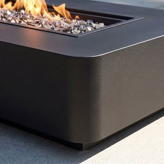 Rounded Lineo Rise Fire Pit - Modofire