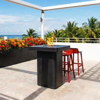 Rounded Quad Bold Fire Bar Table - Modofire