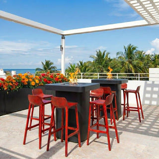 Rounded Quad Bold Fire Bar Table - Modofire