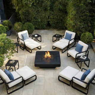 Rounded Quad Bold Fire Coffee Table - Modofire