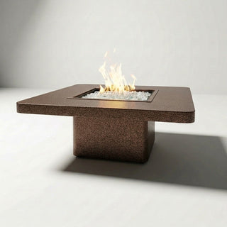 Rounded Quad Bold Fire Dining Table - Modofire