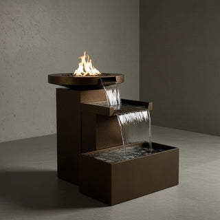 Scupper Bowl Falls Fire & Water Feature - Modofire