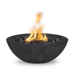 Sedona Round Fire Bowl - Wood Grain Concrete - Modofire