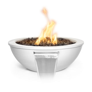 Sedona Round Fire & Water Spillway Bowl - Powder Coated Steel - Modofire