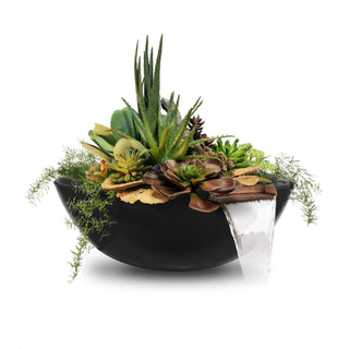 Sedona Round Planter & Water Spillway Bowl - Concrete (GFRC) - Modofire