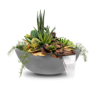 Sedona Round Planter & Water Spillway Bowl - Concrete (GFRC) - Modofire