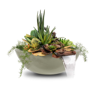 Sedona Round Planter & Water Spillway Bowl - Concrete (GFRC) - Modofire