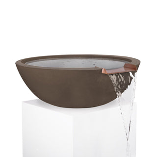 Sedona Round Water Spillway Bowl - Concrete (GFRC) - Modofire