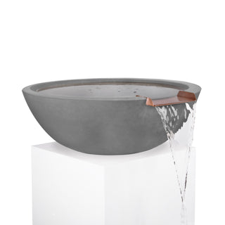 Sedona Round Water Spillway Bowl - Concrete (GFRC) - Modofire