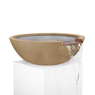 Sedona Round Water Spillway Bowl - Concrete (GFRC) - Modofire